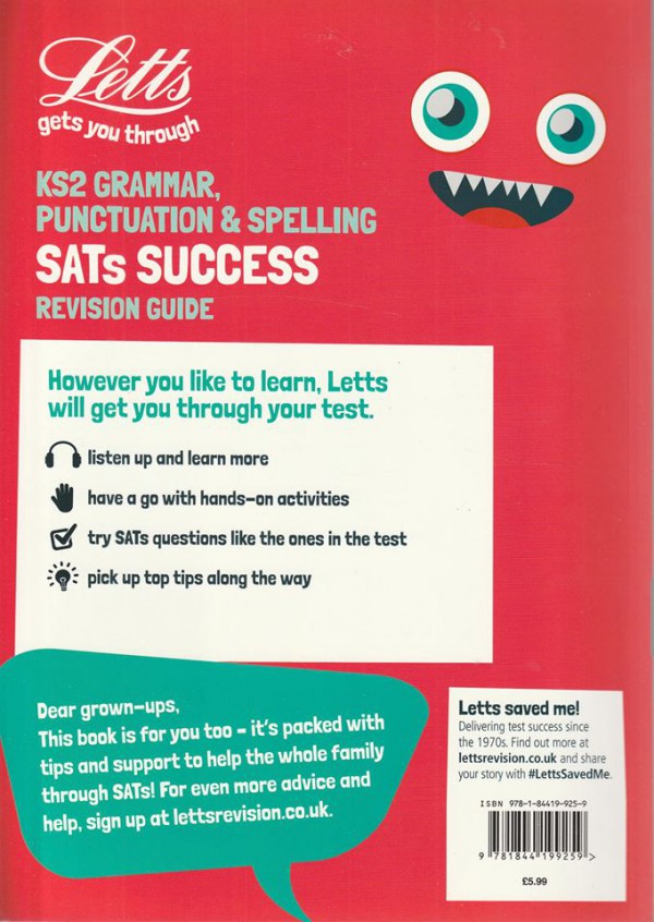 KS2 Grammar, Punctuation & Spelling