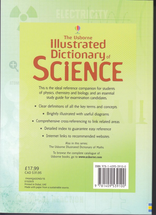 Illustrated dictionary of science
